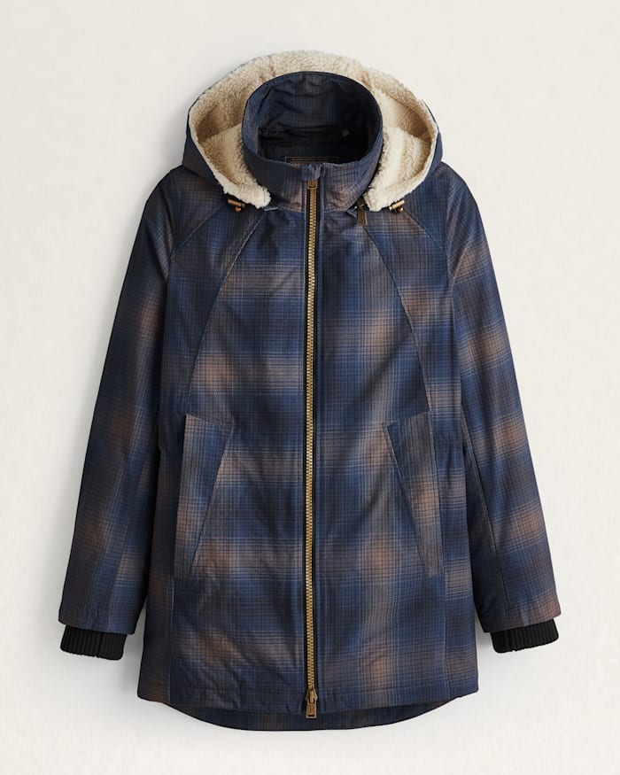 WOMEN'S PLAID REDWOOD RIPSTOP PARKA